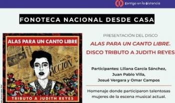 Presentarán el disco Alas para un canto libre en tributo a Judith Reyes