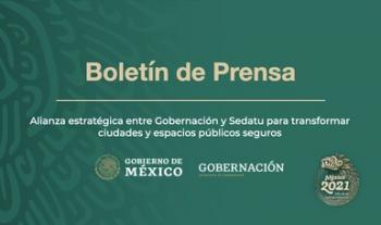 Alianza estratégica entre Gobernación y Sedatu para transformar ciudades y espacios públicos seguros