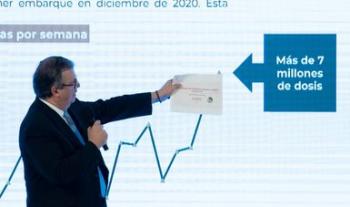 México, entre los 10 primeros lugares en abastecimiento de vacunas gracias a estrategia de diversificación y envasado en el país