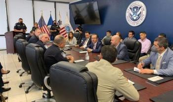 Reunión de trabajo con Oficina de Aduanas y Protección Fronteriza de EEUU, contra tráfico ilícito de armas
