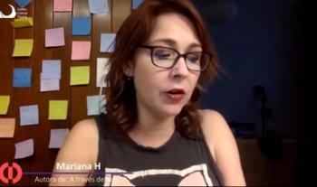 Mariana H presentó dos libros en una sesión del ciclo literario del Cecut “Conversando con…”