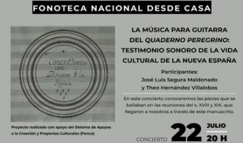 Se ofrecerá concierto de música cotidiana de la Nueva España desde la Fonoteca Nacional