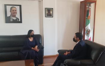 Marti Batres se reúne con Sandra Cuevas, reafirma diálogo con alcaldes de oposición