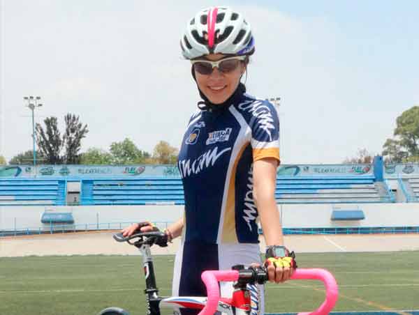 “Con garra”, ciclista universitaria competirá en Tokio 2020