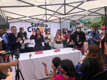 Inicia en Cuauhtémoc, campaña de prevención de cáncer de mama: Sandra Cuevas