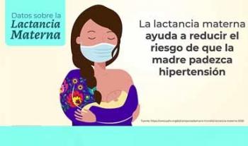 Mujeres con COVID-19 pueden lactar a sus hijos e hijas
