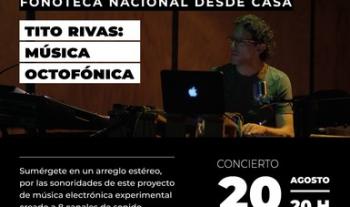 El artista sonoro Tito Rivas ofrecerá concierto octofónico desde las instalaciones de la Fonoteca Nacional