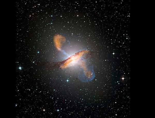 Captan en alta definición “brazos” de energía de un agujero negro
