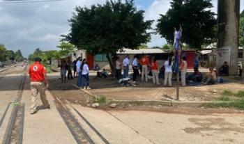 Grupo Beta del INM comparte experiencia de auxilio y rescate con Usfroh de Panamá