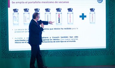 México recibe cargamento de 1.75 millones de dosis de la vacuna Moderna, gracias a la cooperación con EE. UU.