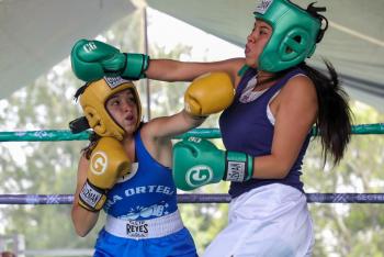 Jornada de entrenamiento-exhibición de boxeo del programa "Barrio Adentro"