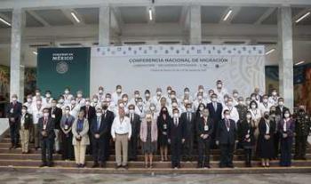 Mensaje de la secretaria de Gobernación, Olga Sánchez Cordero, en la inauguración de la Conferencia Nacional de Migración