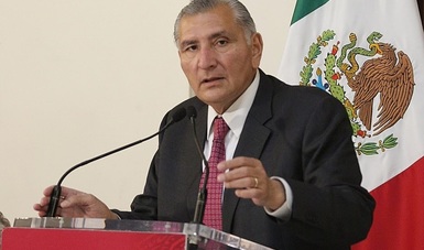 Palabras secretario de Gobernación, Adán Augusto López Hernández, durante ceremonia de entrega-recepción de la Secretaría de Gobernación