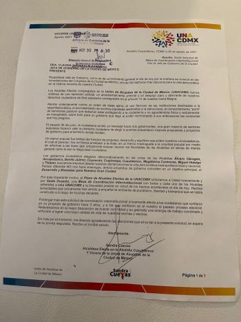 La agresión policiaca hacia alcaldes electos de la UNACDMX obliga a una reunión inmediata con la Jefa de Gobierno, Claudia Sheinbaum