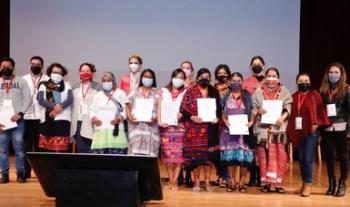 Premian a las y los ganadores del IX Concurso Nacional de Textiles y Rebozo 2021