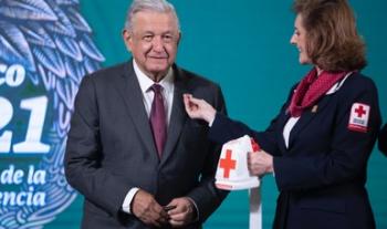 Presidente encabeza inicio de Colecta Nacional 2021 de Cruz Roja Mexicana