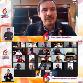 Las tecnologías incentivan participación político-electoral de las personas jóvenes en el régimen democrático: Consejero del IECM, Ernesto Ramos