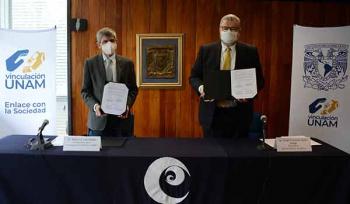 Firman convenio de colaboración la UNAM y la Cámara Minera de México
