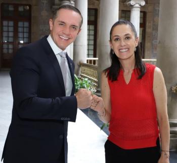 Se reune alcalde electo en Cuajimalpa con la Jefa de Gobierno de la CDMX