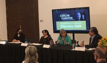 Diamela Eltit comparte su experiencia literaria, desde el Complejo Cultural Los Pinos
