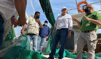 Supervisan autoridades federales la operación de los Dispositivos Excluidores de Tortugas marinas en Tampico, Tamaulipas