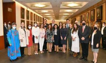 Canciller Marcelo Ebrard se reúne con senadores de la República para compartir resultados y retos de la política exterior mexicana