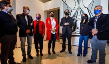 La muestra “David Alfaro Siqueiros. La construcción de lo público”, abre al público en Los Pinos, su residencia temporal
