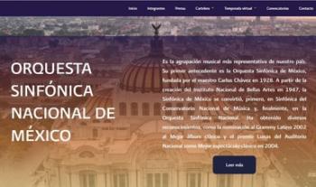 La Orquesta Sinfónica Nacional invita a conocer su renovada página oficial