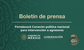 Fortalecerá Conavim política nacional para intervención a agresores
