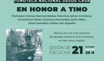 Fonoteca Nacional rendirá homenaje al jazzista Tino Contreras