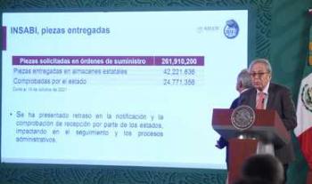 Se han entregado 157.8 millones de piezas de insumos médicos para la población: JAV