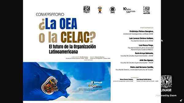 Plantean expertos revisar el papel de la OEA ante el actual contexto global