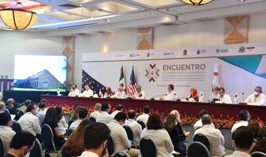 México y EE.UU. dialogan en Tabasco para fijar meta de inversión en el desarrollo del sur del país junto con gobernadores de la región