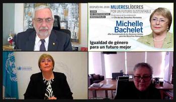 Michelle Bachelet en la UNAM: sobre la igualdad de género se construirá un futuro mejor