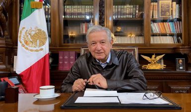 Estoy satisfecho porque voy saliendo del COVID-19: presidente López Obrador