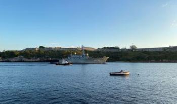 Arriba a La Habana el Buque ARM “Huasteco” bajo el nombre Crucero Logístico “Feria del Libro de La Habana”