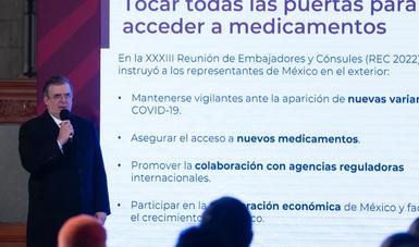 México recibirá 34 millones de vacunas del mecanismo Covax en el primer trimestre del año: Ebrard 