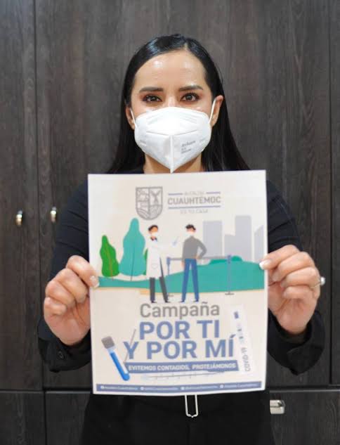 Por aumento en contagios COVID-19 la alcaldía Cuauhtémoc inicia campaña “Por ti y por mi”