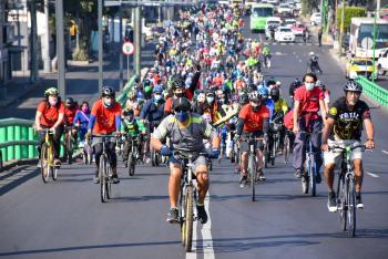 Concluye con éxito rodada piloto al Parque Ecológico Cuitláhuac para ampliación de ruta