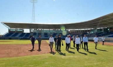 En Hermosillo, presidente López Obrador supervisa rehabilitación del Estadio “Héctor Espino”