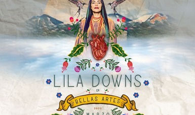 Lila Downs compartirá la magia de su canto en el Palacio de Bellas Artes