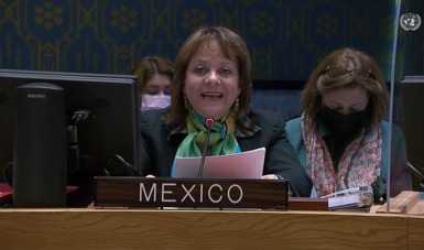 México hizo un llamado a solidarizarse con mujeres y niñas de Ucrania frente al Consejo de Seguridad de la ONU