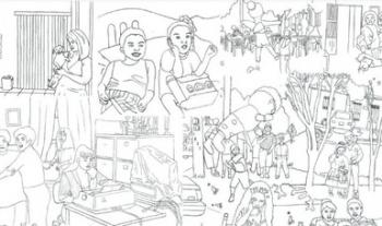La artista juarense Nayeli Hernández presenta su propuesta visual El papel vence a la piedra