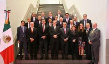 Canciller Marcelo Ebrard se reúne con el Consejo Coordinador Empresarial