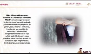 Se orienta a estados para aplicar protocolo de atención a niñez y adolescencia en condición de orfandad por feminicidio