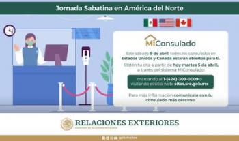 Tercera jornada sabatina en América del Norte en 2022