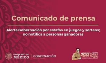 Alerta Gobernación por estafas en juegos y sorteos; no notifica a personas ganadoras