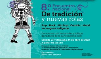 Jóvenes intérpretes en lenguas indígenas debutarán en el 8º Encuentro nacional “De tradición y nuevas rolas”