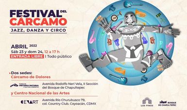 El Festival del Cárcamo se realizará simultáneamente en el Cenart y en la Explanada de la Fuente de Tláloc