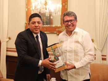 "Con Ricardo Gallardo Cardona, SLP tiene nuevo rumbo": Senador Ricardo Monreal